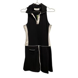 Scratch 70 Sleeveless Golf Dress Black White Size Small NWT